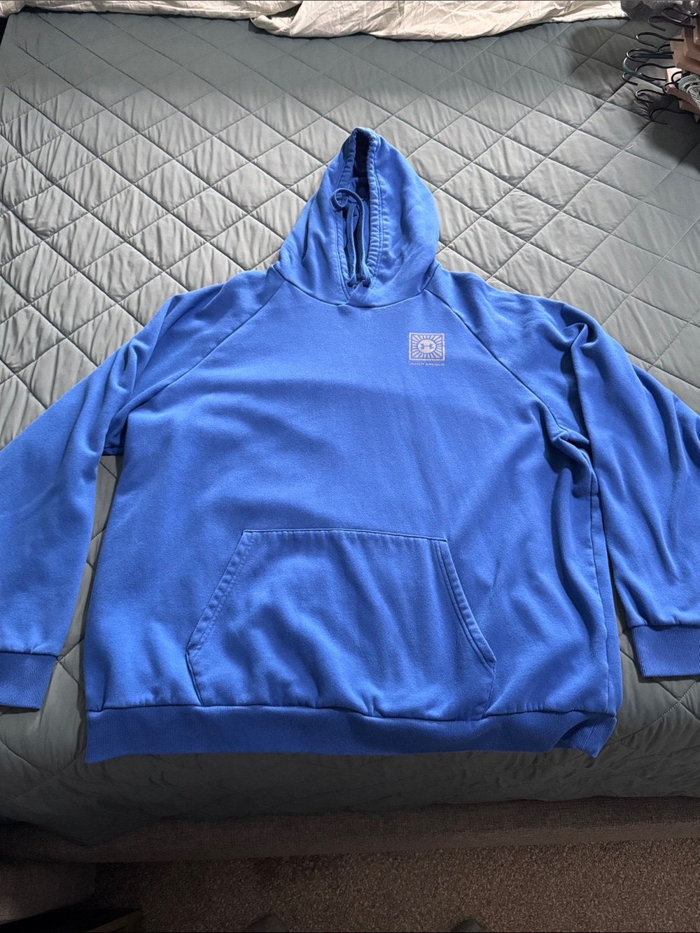 Under Armour Royal Blue Pullover Hoodie with Front Pocket